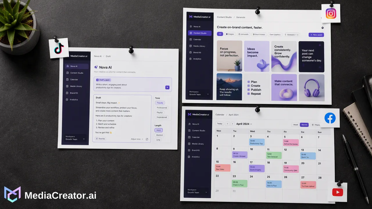 Streamlining Your Social Media Workflow with AI-Driven Automation - Blog article cover image about Streamline multi-platform publishing with AI-drive...