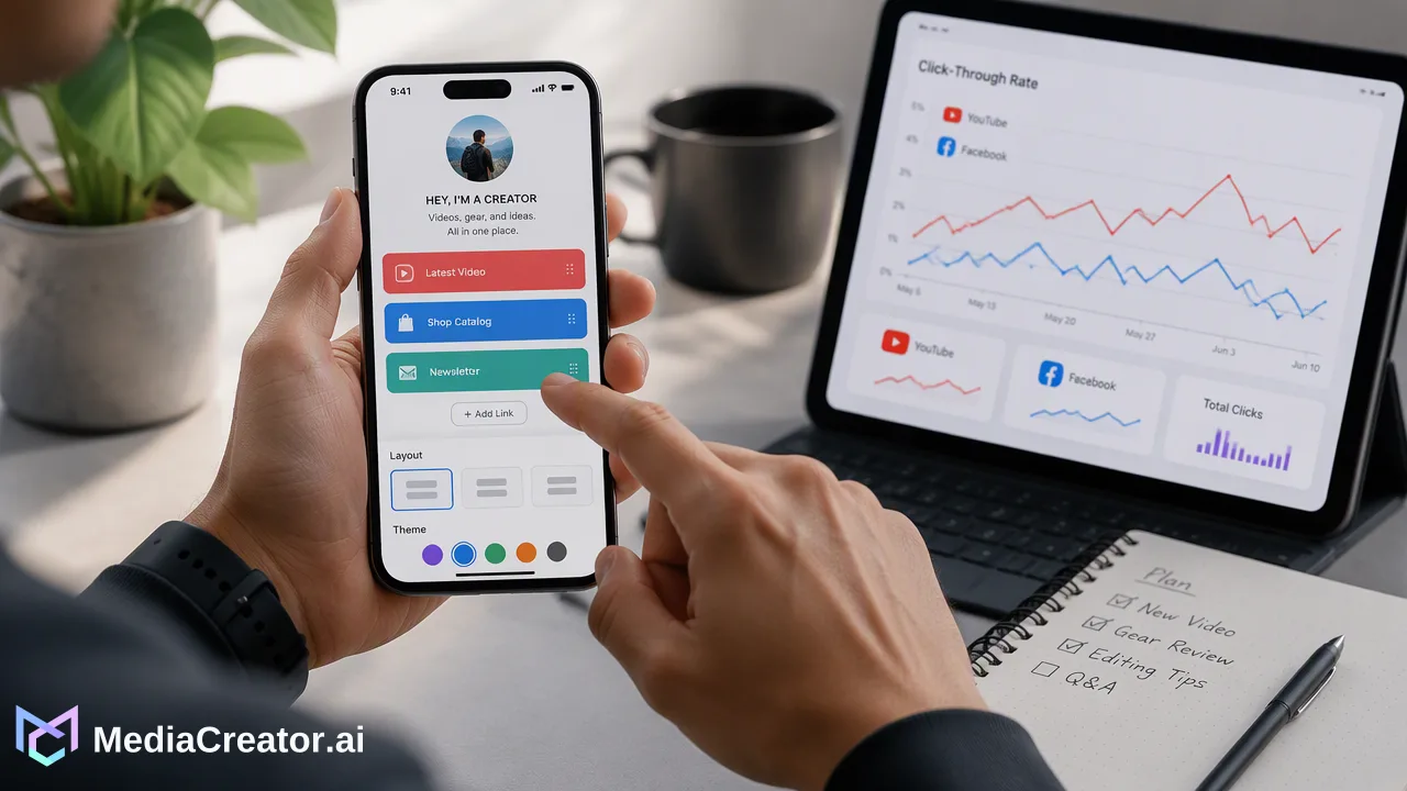 How to Build a Strategic Link-in-Bio Page for Social Media Channels - Blog article cover image about Discover how a structured link-in-bio strategy hel...