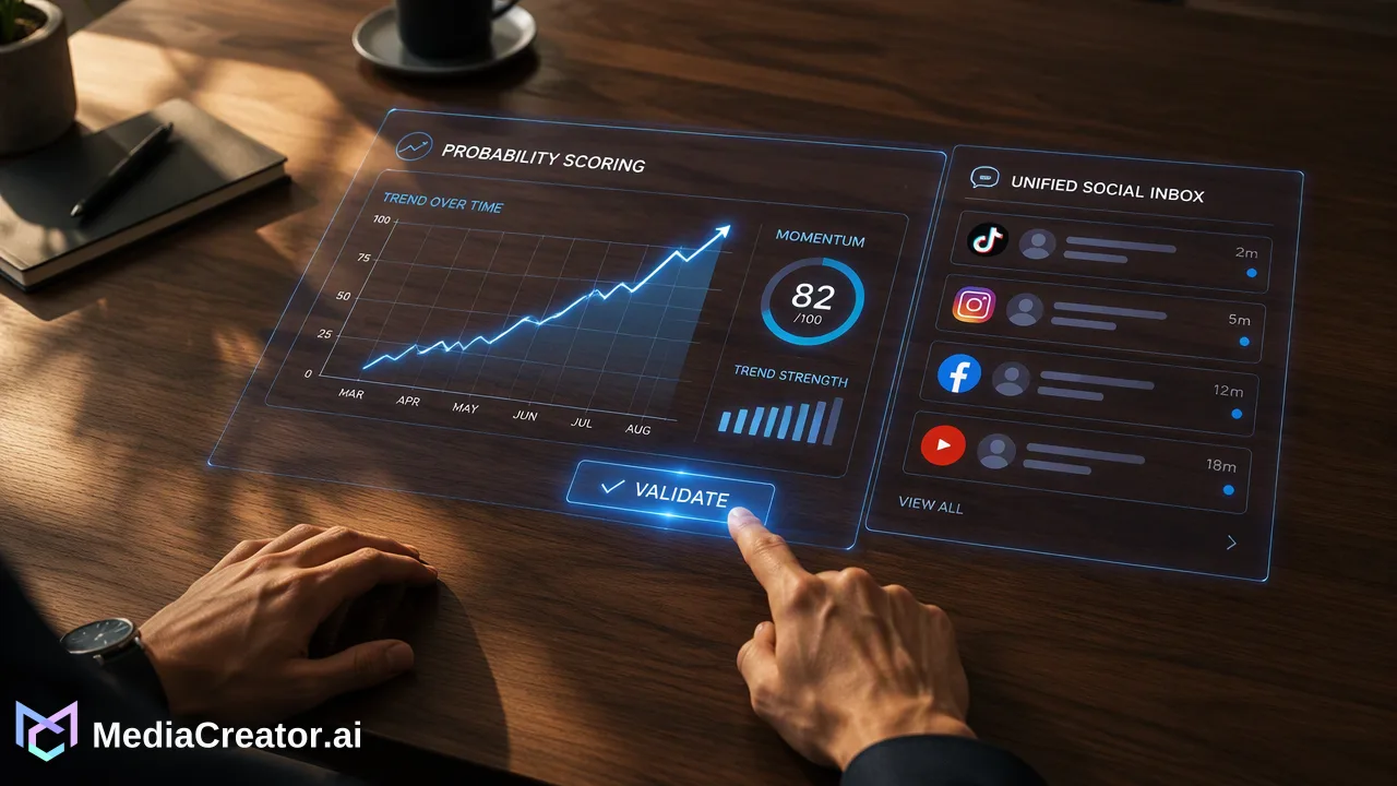 Predictive Media Intelligence: A Workflow Guide for Proactive Social Strategy - Blog article cover image about Learn how a predictive media intelligence workflow...