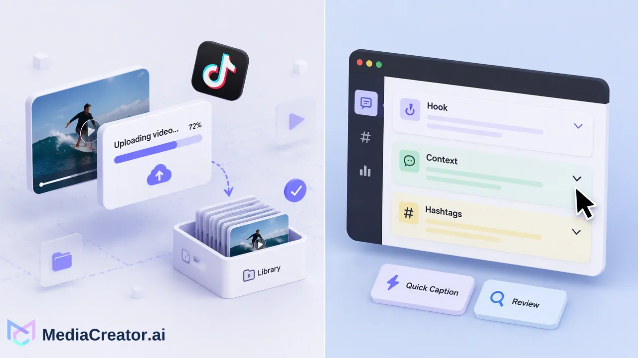 How to Schedule TikTok Posts from a Computer - Blog article cover image about Connect TikTok through OAuth, prepare the video an...