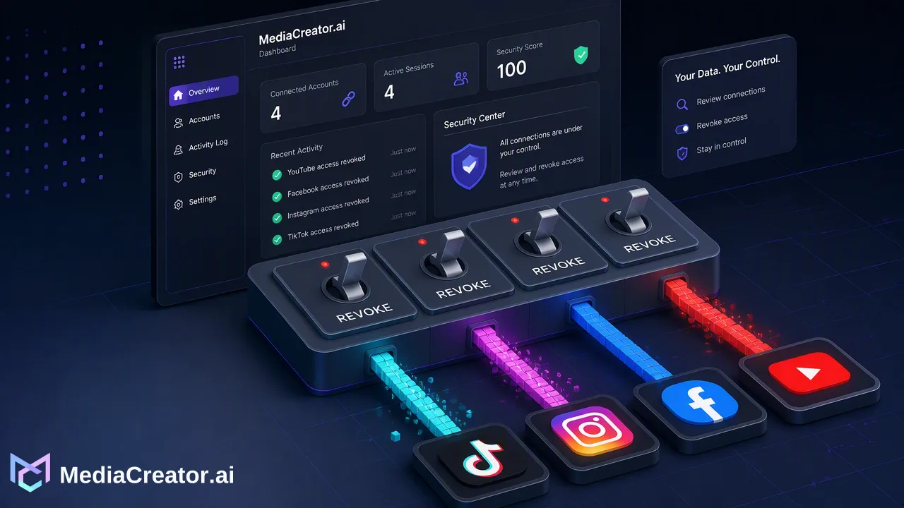 Secure Social Media Management: Eliminating Password Sharing with OAuth 2.0 - Blog article cover image about Discover how secure social media management tools ...