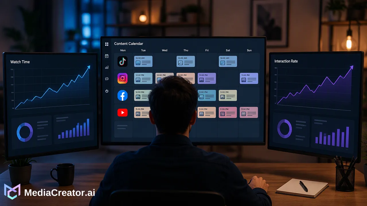 Mastering Social Media Algorithms: A Workflow Guide for Algorithmic Optimization - Blog article cover image about Learn how a structured social media algorithm opti...