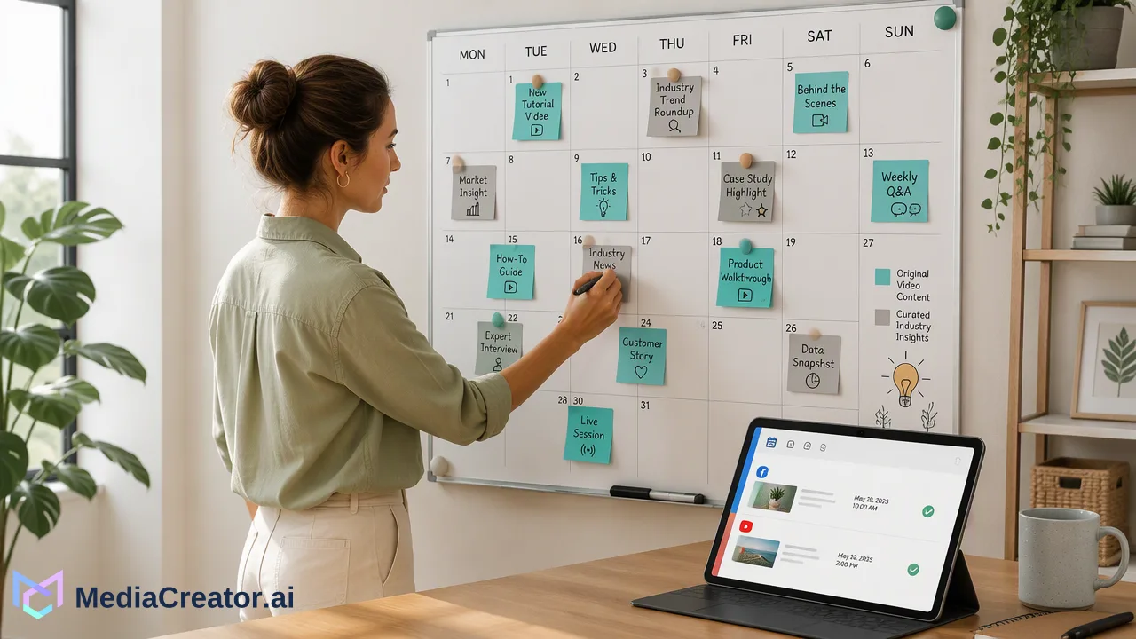 The Strategic Curator: How to Build a Sustainable Social Media Content Mix - Blog article cover image about Learn how to build a sustainable social media cont...